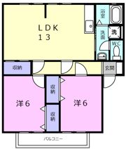 サンガーデン高穂の間取り画像