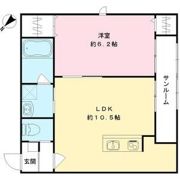 CA彩りの間取り画像