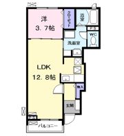 ルミーナ川前の間取り画像