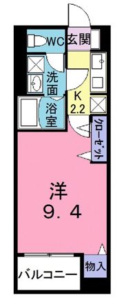 ディア コート 並木の間取り画像