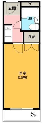 グランドハイツ末広の間取り画像