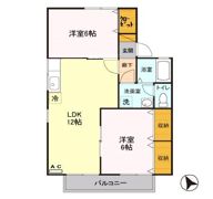 セジュール8たなか Bの間取り画像