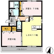 クリスタルハイム希叶の間取り画像