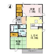 シューパレスⅢの間取り画像