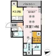 パーシモン駅南Ⅱの間取り画像