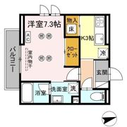 パーシモン駅南Ⅱの間取り画像