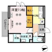 パーシモン駅南Ⅱの間取り画像