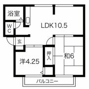 サンライフ土山A棟の間取り画像