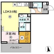 DーROOM＋西町の間取り画像