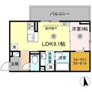 DーROOM＋西町の間取り画像