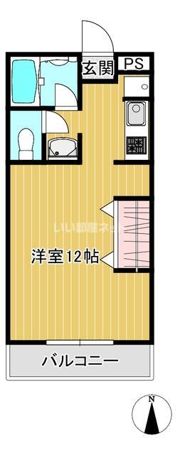 鎌倉女子大学隣マスカットハウスの間取り画像