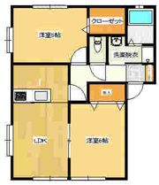 フローラ赤坂B棟の間取り画像