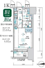MAXIV八王子TREの間取り画像