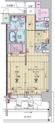 ファーストフィオーレ梅田イーストの間取り画像