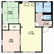 フレグランス中伊豆 Bの間取り画像