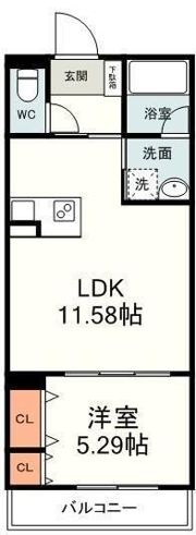アヴェニール音羽町の間取り画像