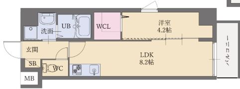 LIFEFIELD諸岡Ⅱの間取り画像