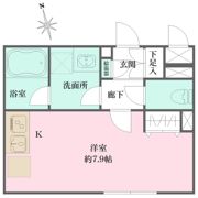 アトリオフラッツ三軒茶屋Northの間取り画像