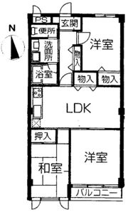 ヘリオス天神町レジデンスの間取り画像