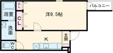 フジパレス喜連瓜破Ⅱ番館の間取り画像
