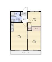 フォレストヒルの間取り画像