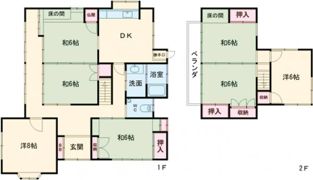 玖波4丁目 賃貸戸建の間取り画像