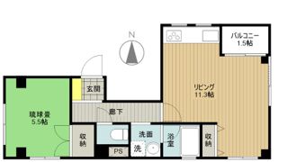 田井ビルの間取り画像