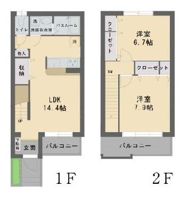 ウッドリッジ壱番館の間取り画像