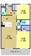 ソルーナ松橋の間取り画像