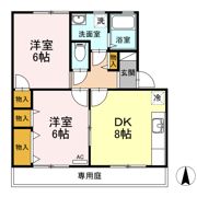 セジュール長居 C棟の間取り画像