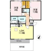 リビングタウン双葉 A/Bの間取り画像
