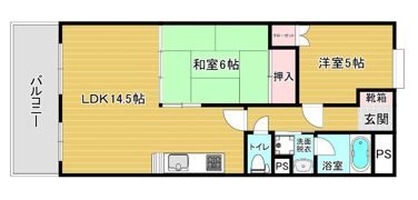 リファレンス箱崎の間取り画像