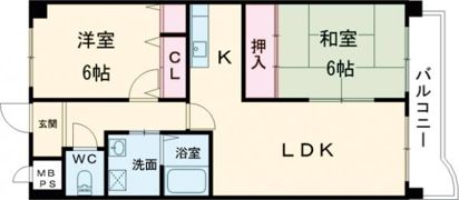 グランビア桂の間取り画像