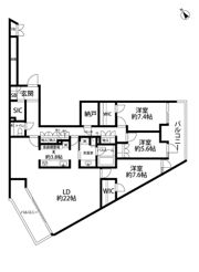 加賀レジデンスの間取り画像