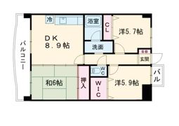 オロマーレ折尾南Ⅰの間取り画像