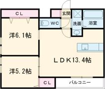 ステラウッド軽里の間取り画像