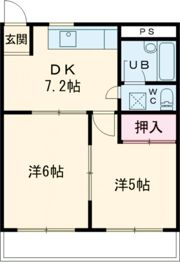 ヴィラ藤宮の間取り画像