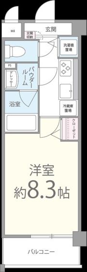 シェソワなかもずの間取り画像