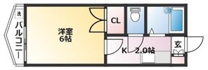 スカイプラザ新田の間取り画像