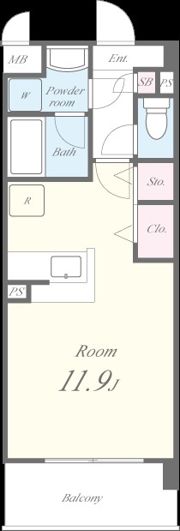 りんくうアドミラブルの間取り画像