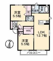 パティオ・ドュ・シャーメゾン Ⅰ棟の間取り画像