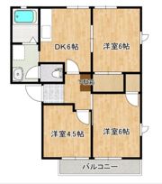 ベルジュールAの間取り画像