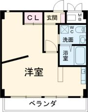 フラッツ小西の間取り画像