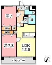 ベルフォーレ水島の間取り画像