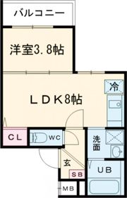 SAKURA RIVERの間取り画像