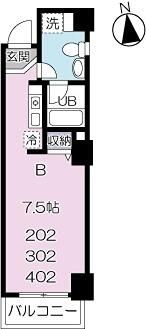 ビジュー府中の間取り画像