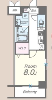 レユシール塚本の間取り画像