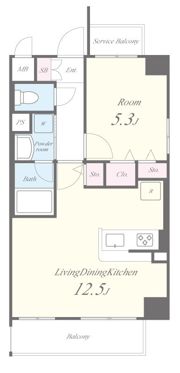 クレール南町の間取り画像