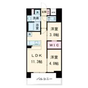 アーバネックス新町Ⅱの間取り画像