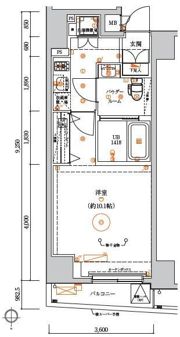 LUMEED中野坂上の間取り画像